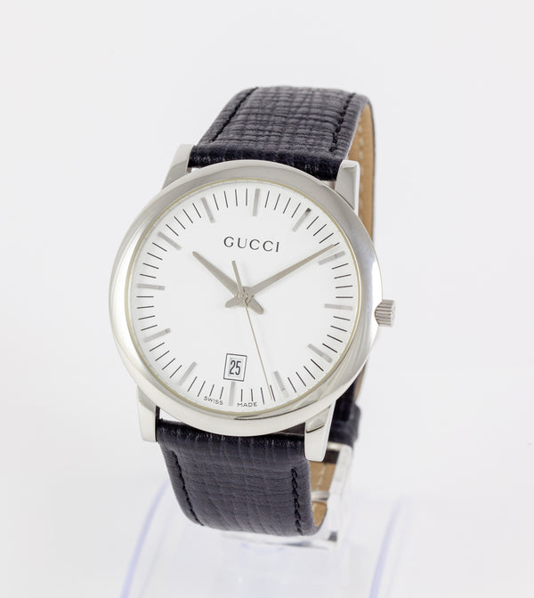 Gucci Quartz Steel White Dial Ref: 5600M
