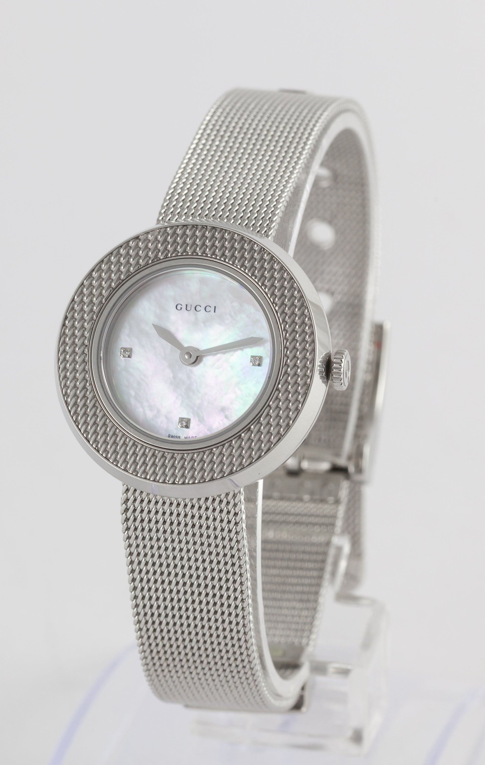 Gucci Ladies Quartz Steel MOP Dial Ref: 129.5
