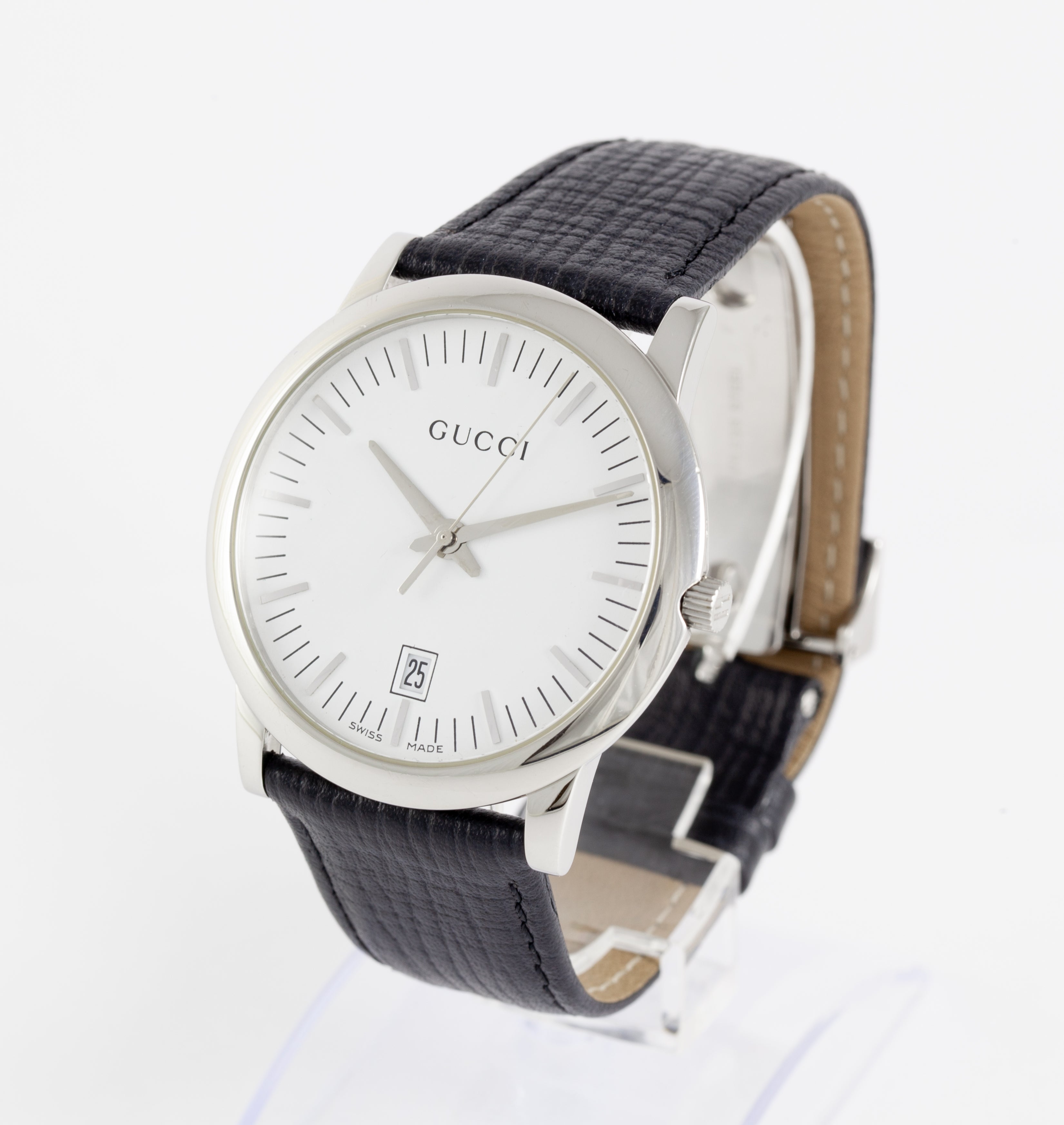 Gucci Quartz Steel White Dial Ref: 5600M