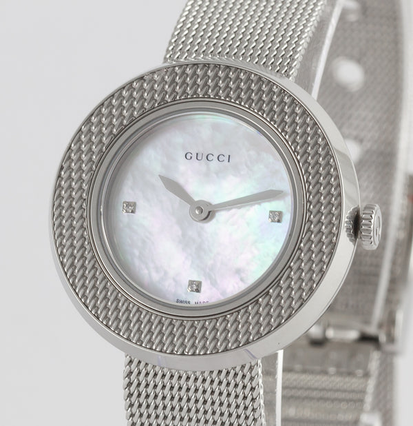 Gucci Ladies Quartz Steel MOP Dial Ref: 129.5