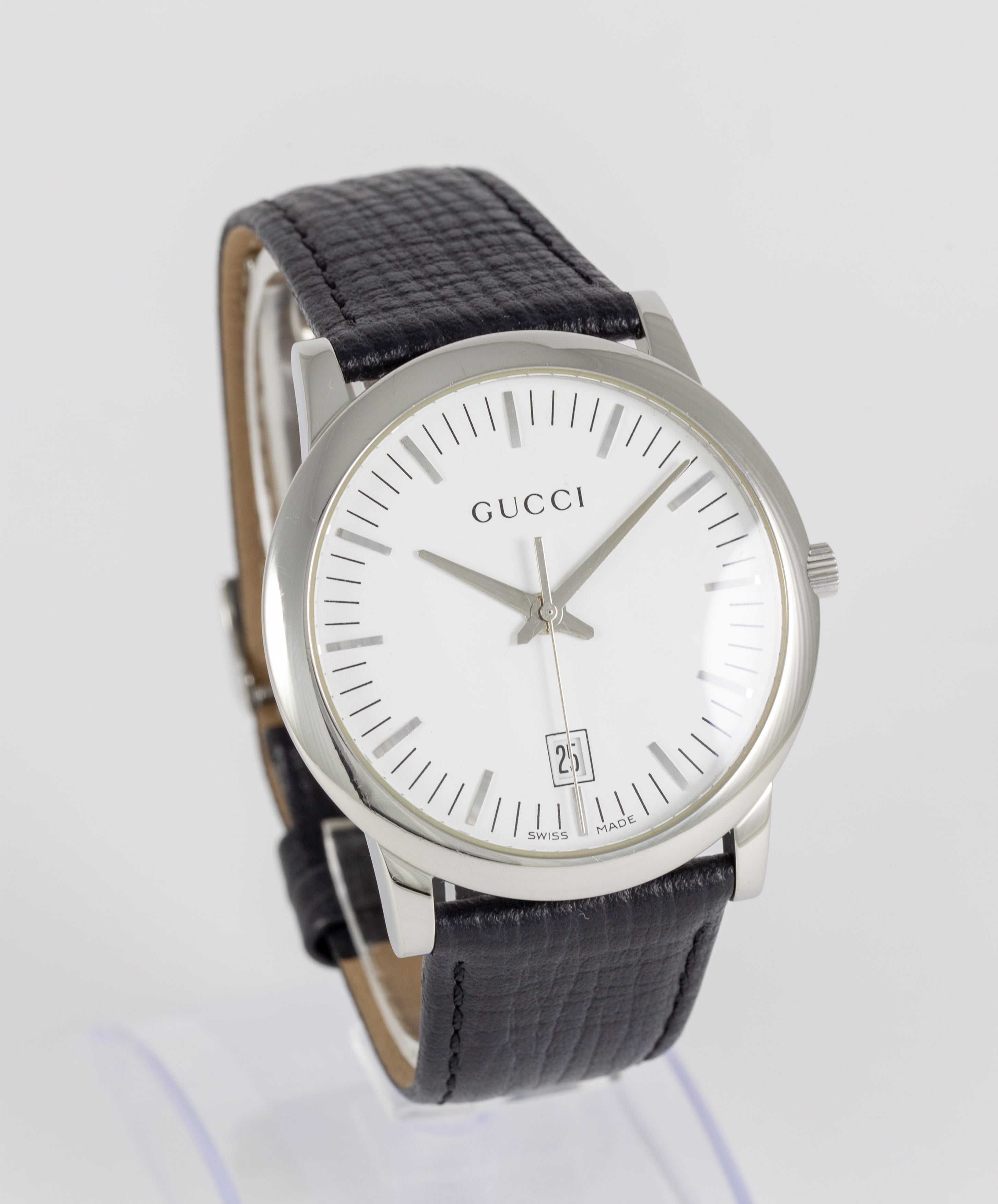 Gucci Quartz Steel White Dial Ref: 5600M