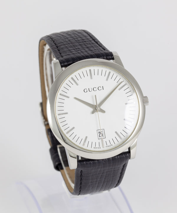 Gucci Quartz Steel White Dial Ref: 5600M