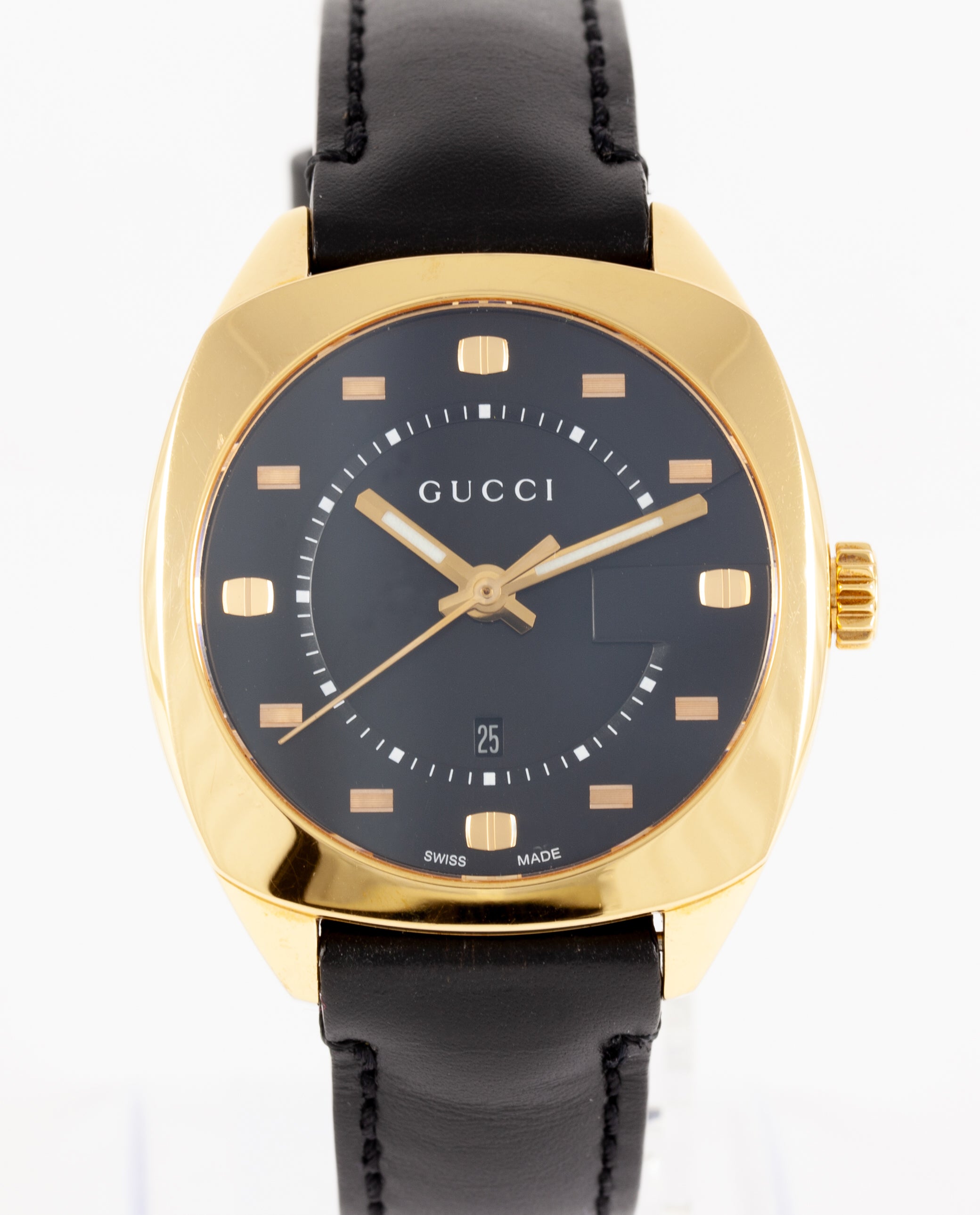 Gucci Quartz Rose PVD Steel Ref: YA142407 142.4