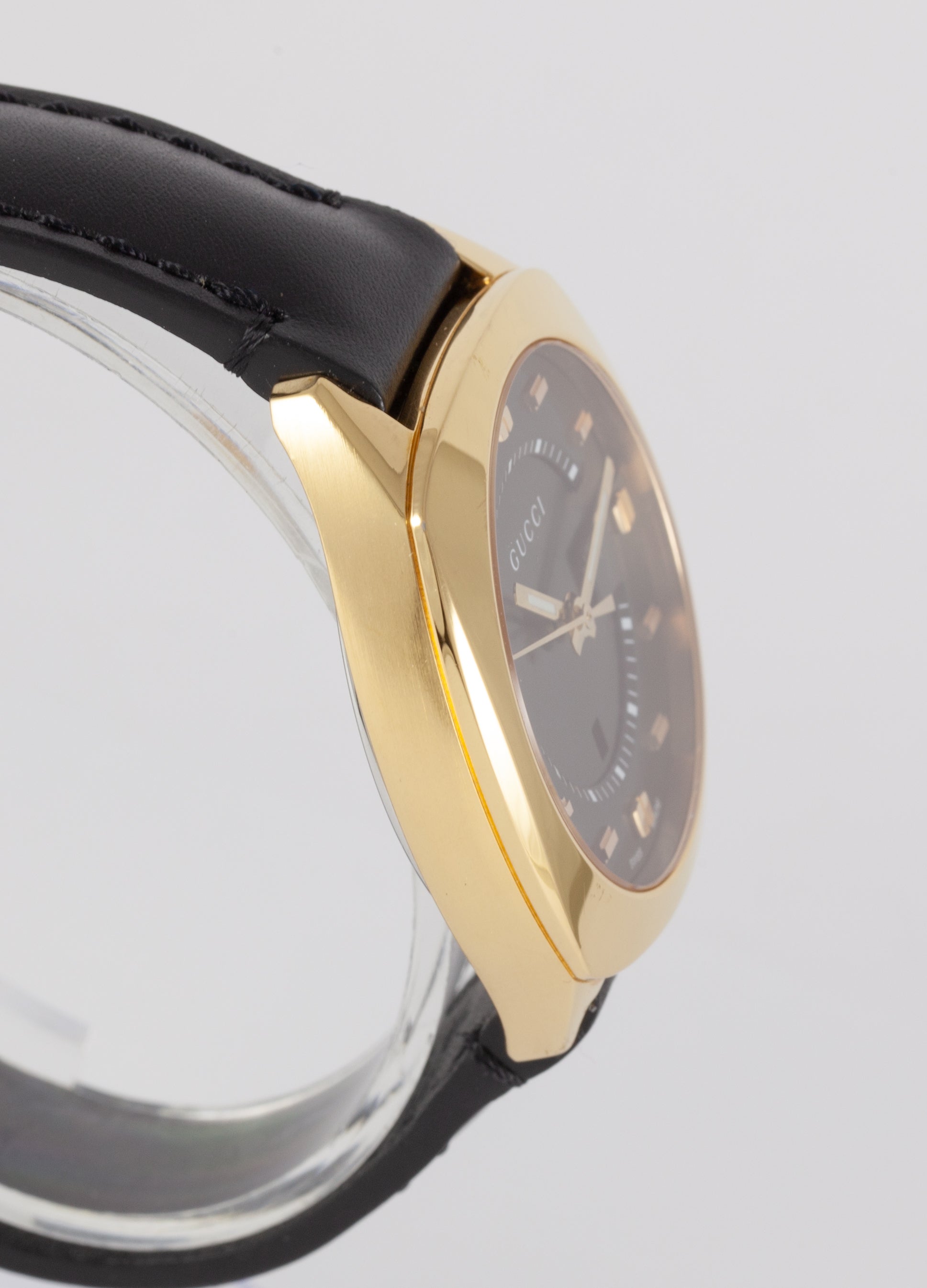 Gucci Quartz Rose PVD Steel Ref: YA142407 142.4