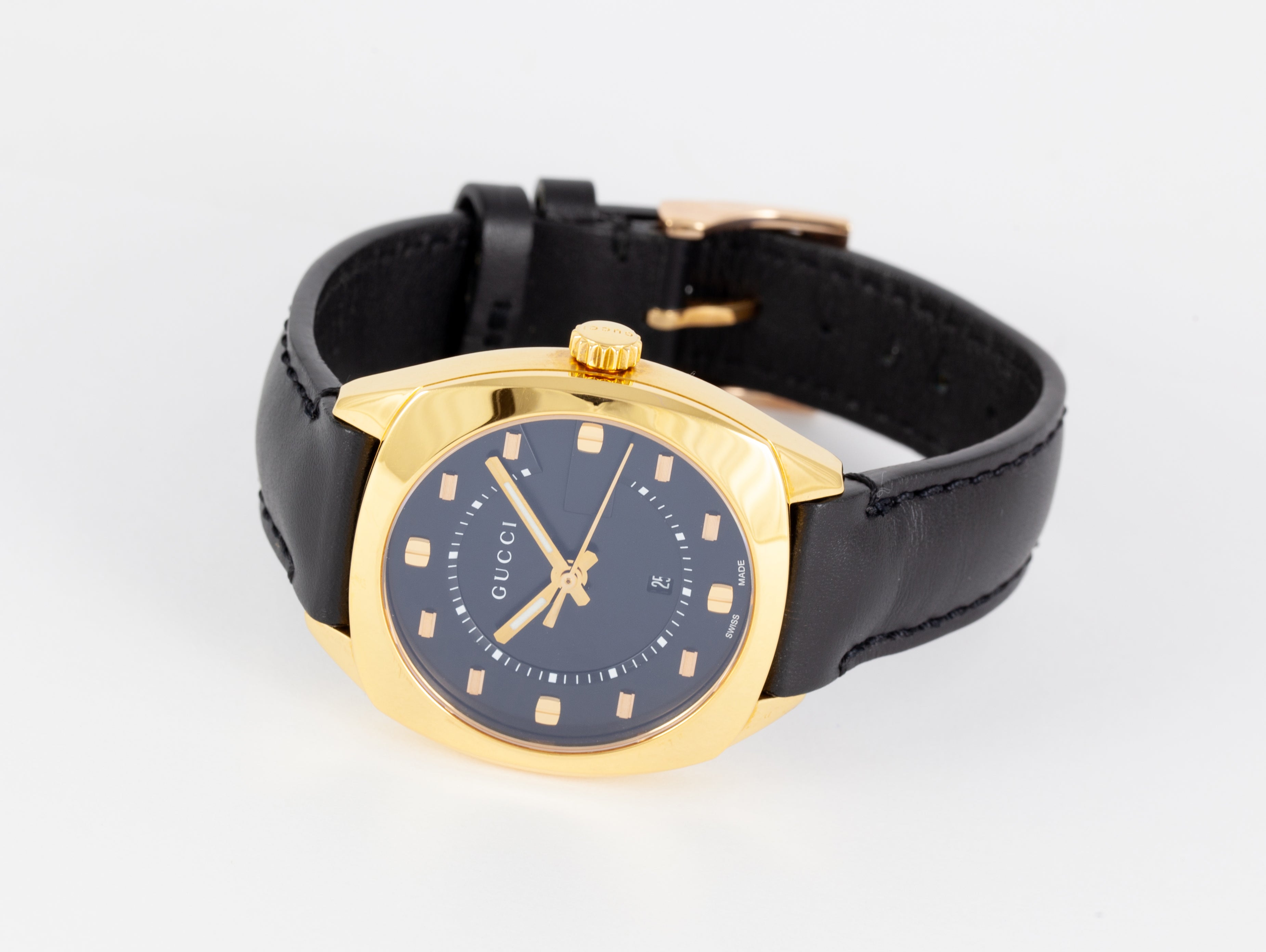 Gucci Quartz Rose PVD Steel Ref: YA142407 142.4