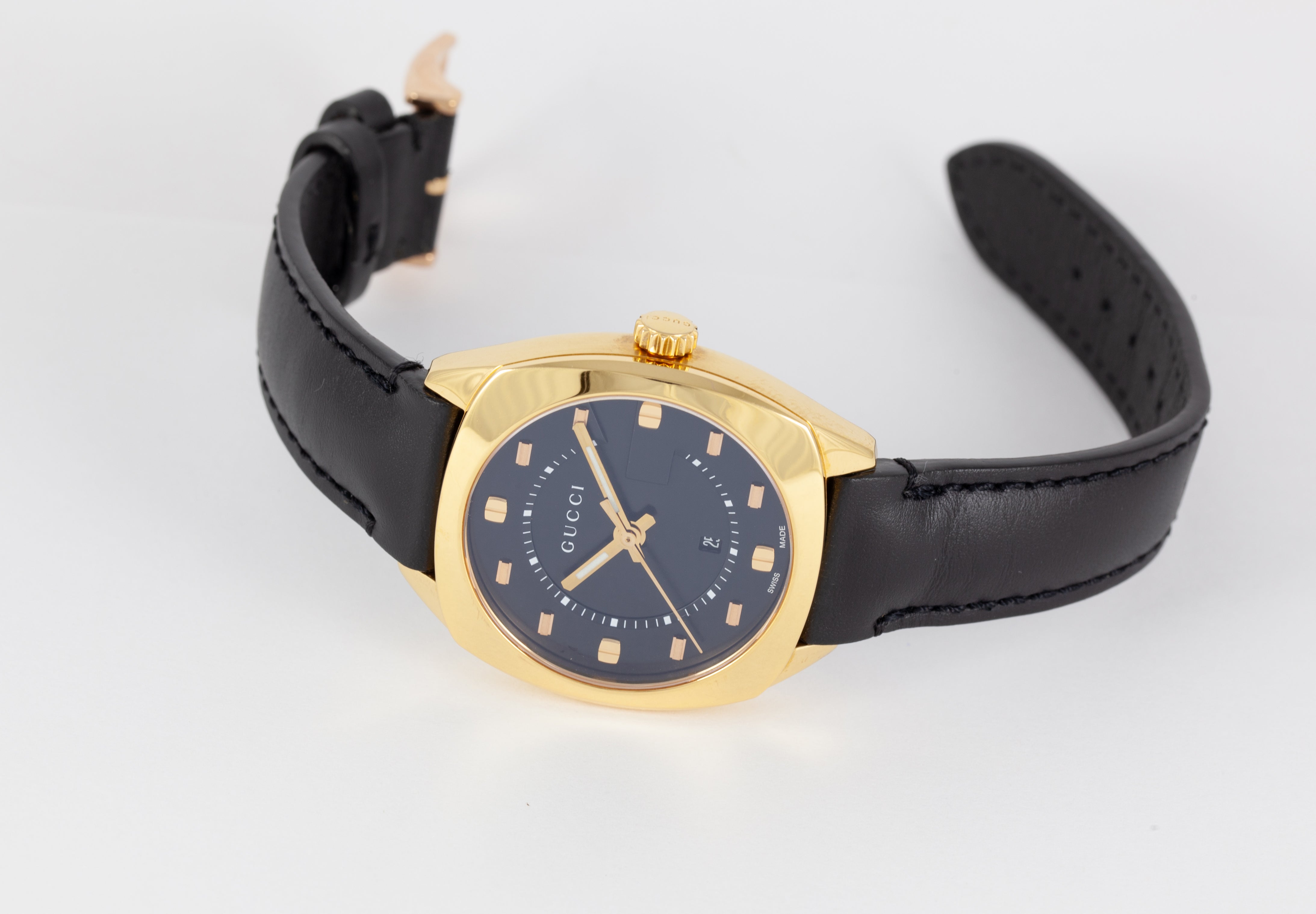 Gucci Quartz Rose PVD Steel Ref: YA142407 142.4