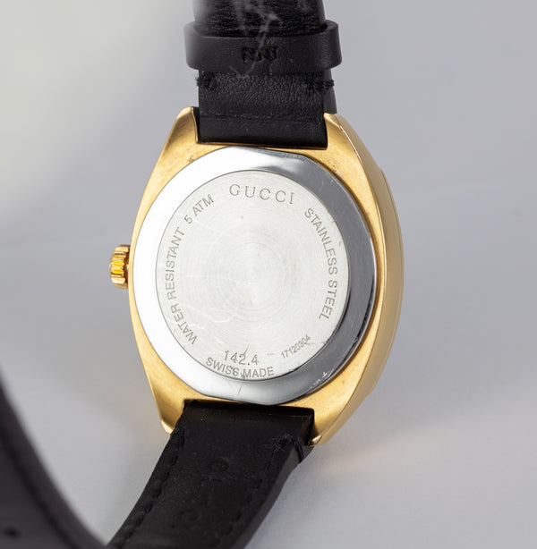 Gucci Quartz Rose PVD Steel Ref: YA142407 142.4