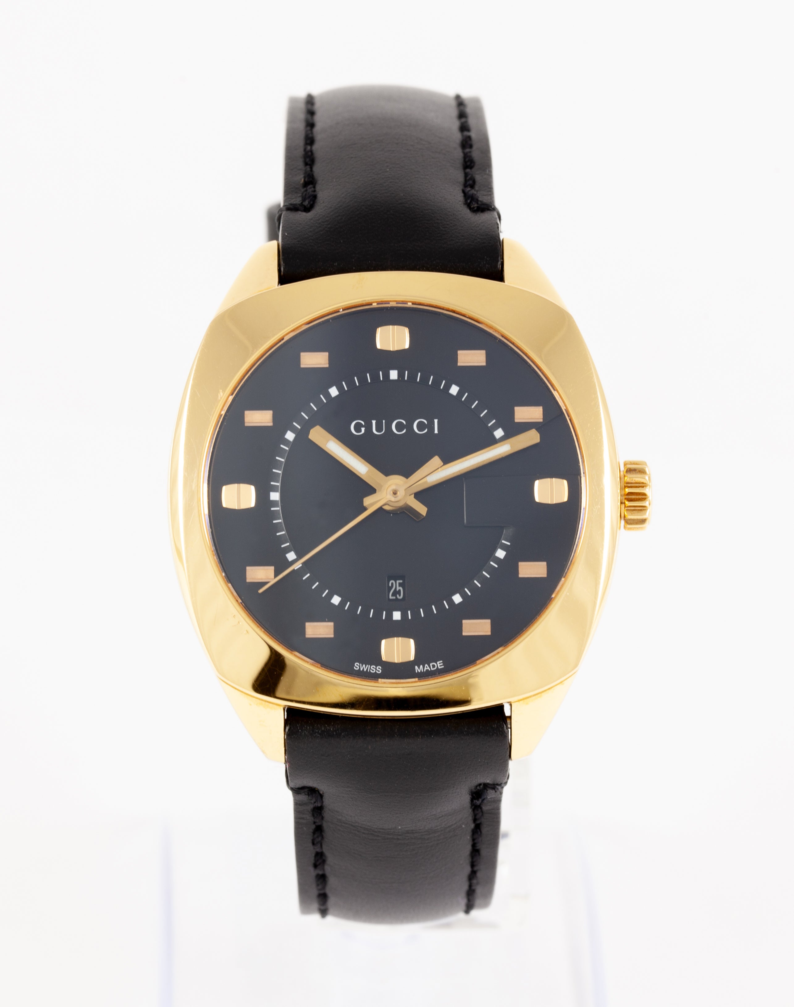 Gucci Quartz Rose PVD Steel Ref: YA142407 142.4