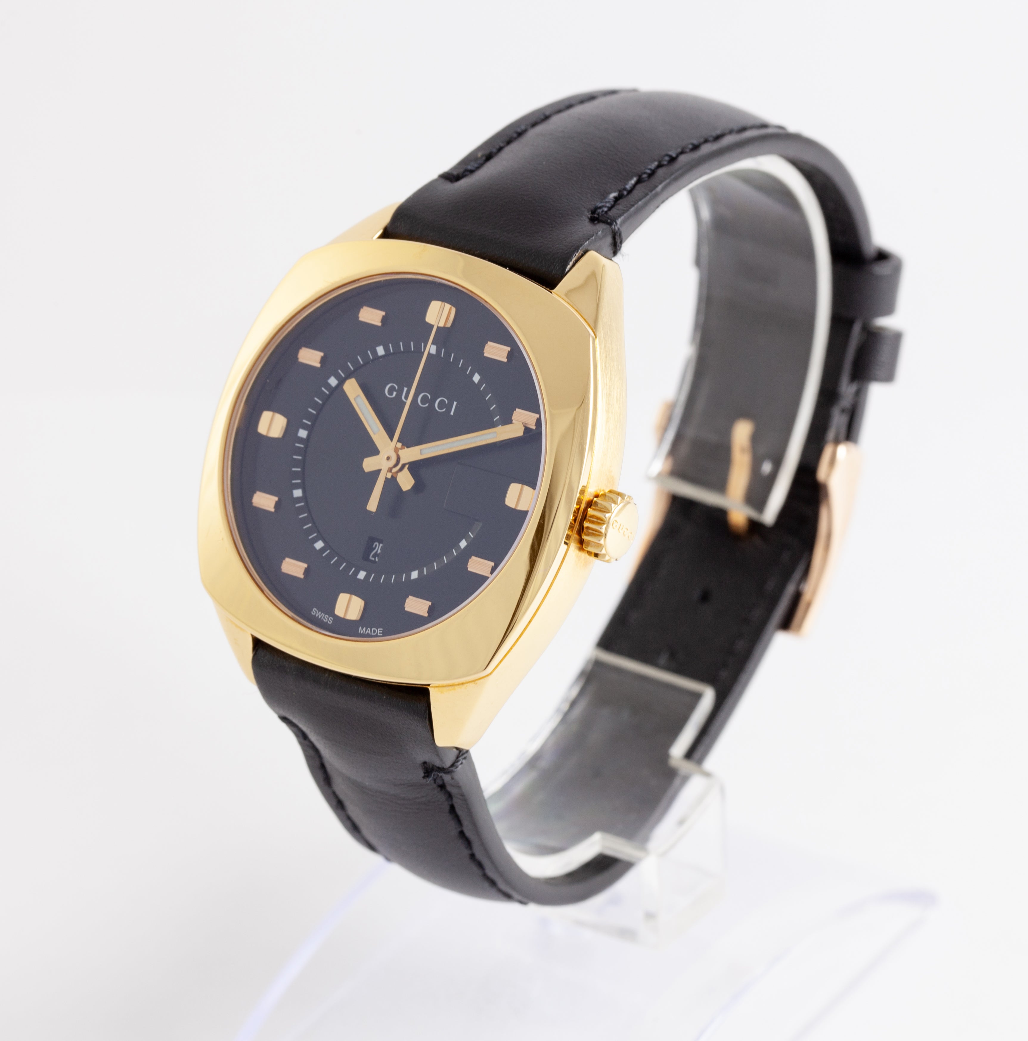 Gucci Quartz Rose PVD Steel Ref: YA142407 142.4