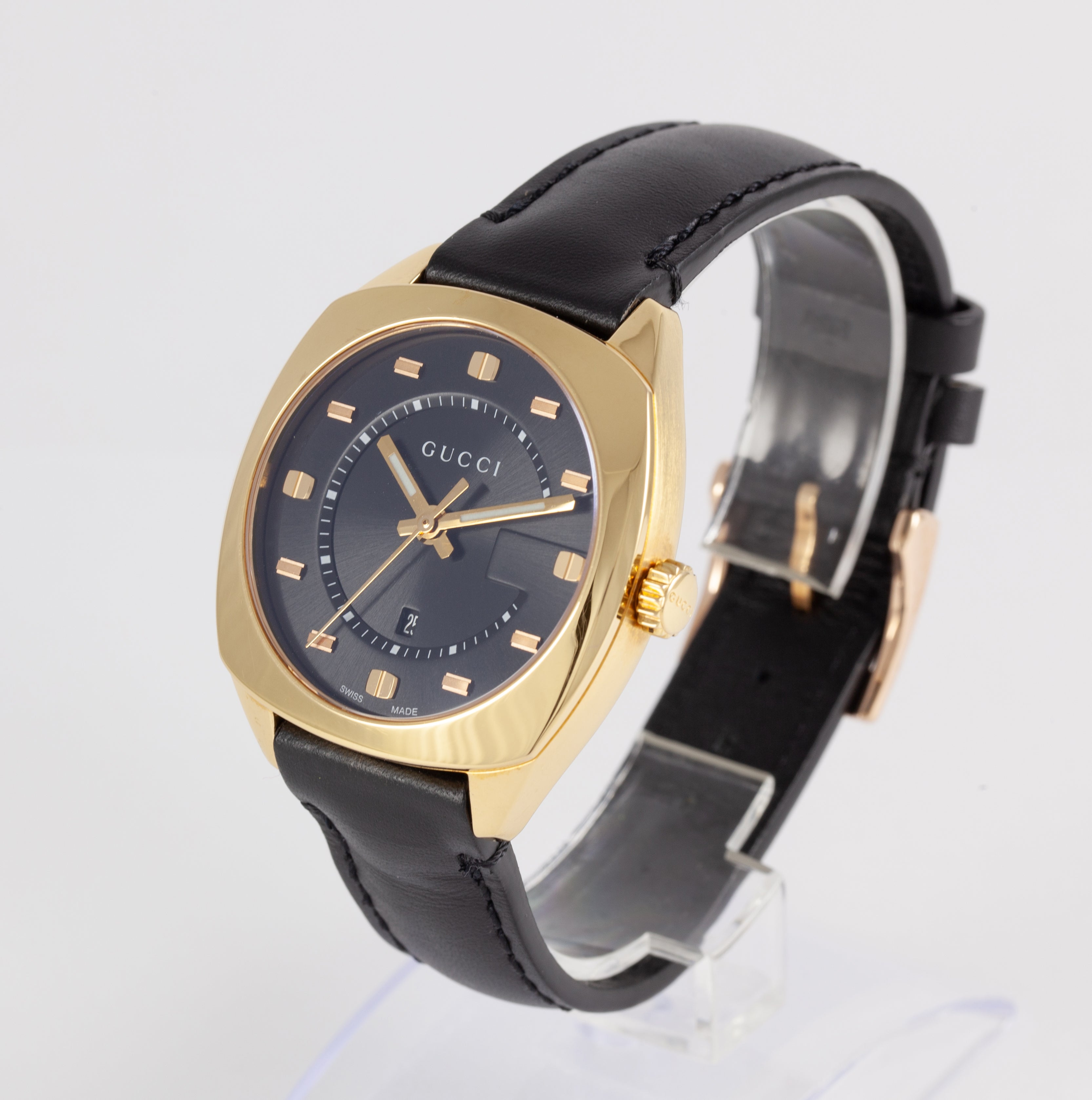 Gucci Quartz Rose PVD Steel Ref: YA142407 142.4