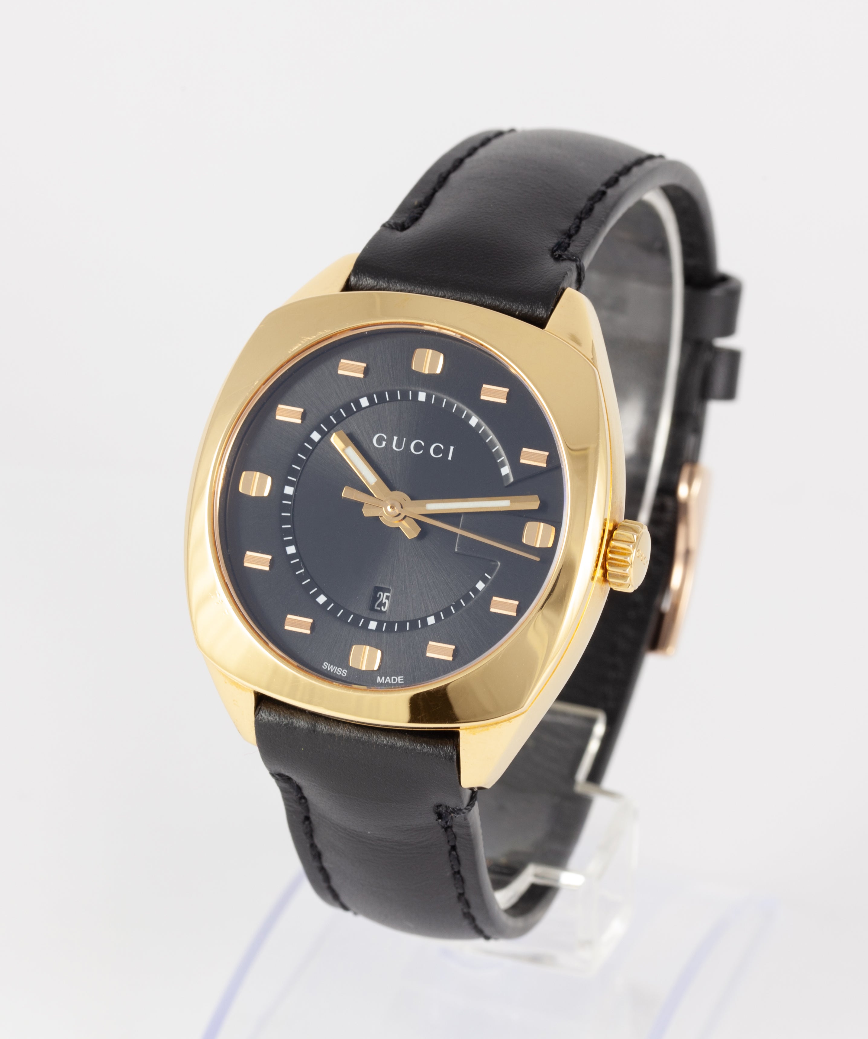 Gucci Quartz Rose PVD Steel Ref: YA142407 142.4