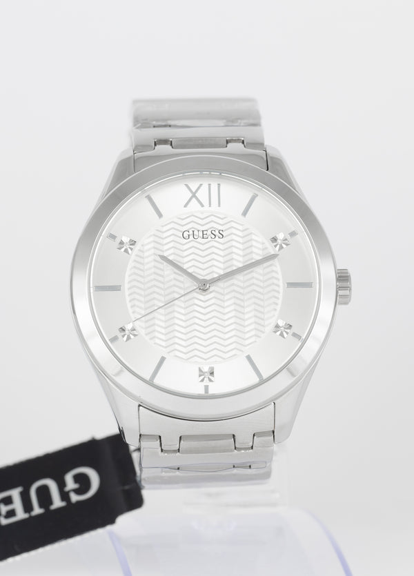 Guess Quartz Steel Silver Dial Ref: U1341G1