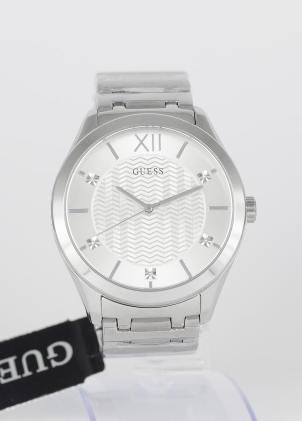 Guess Quartz Steel Silver Dial Ref: U1341G1