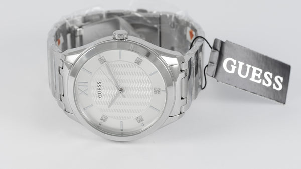 Guess Quartz Steel Silver Dial Ref: U1341G1