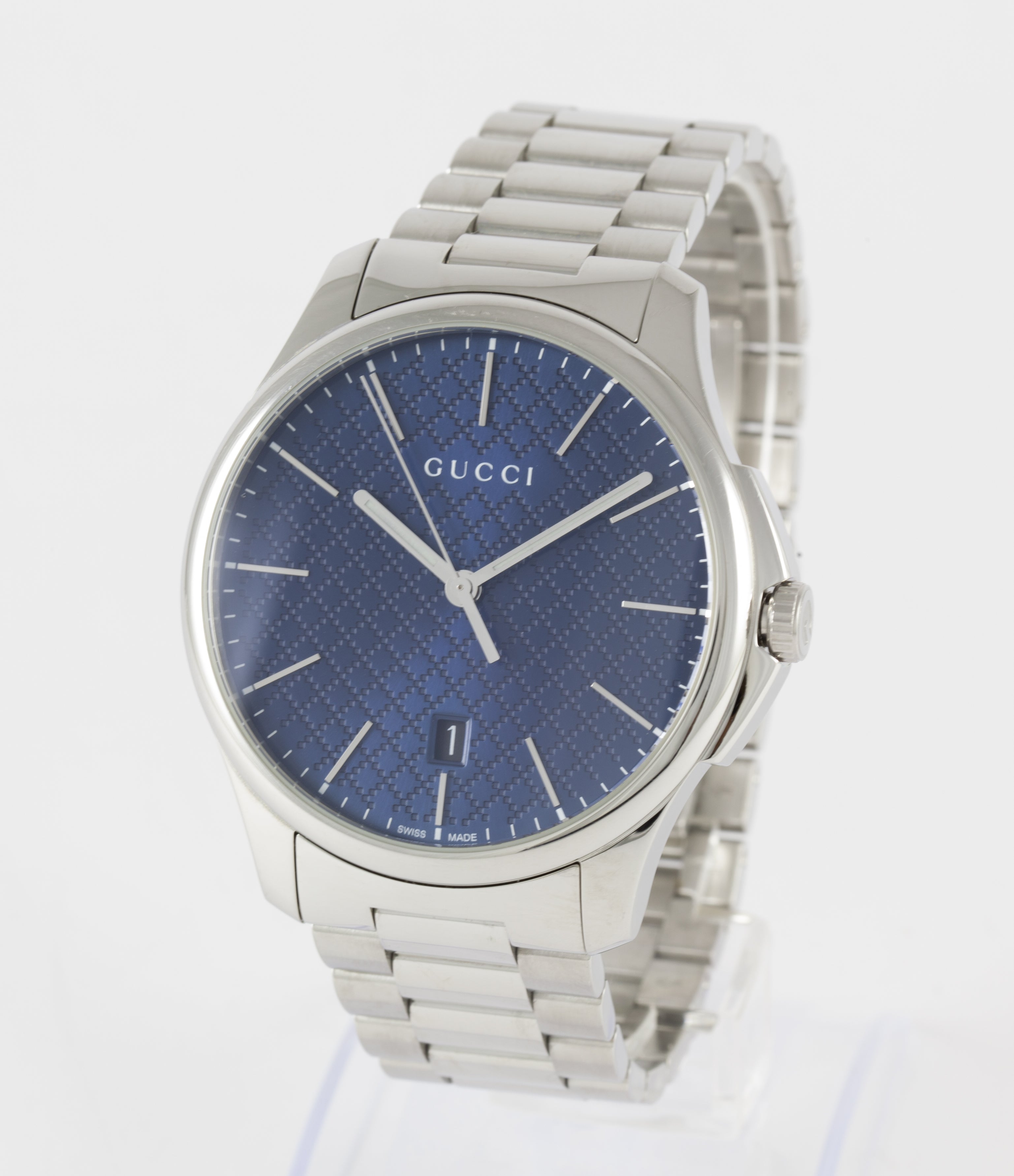 Gucci Quartz Steel G Timeless Ref: 126.3