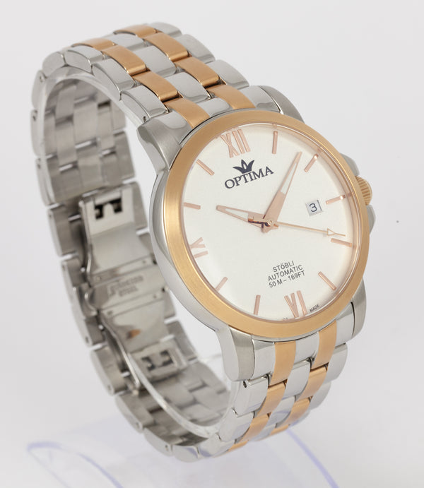 Optima Stobli Automatic Steel Ref: OSA461-SR-1
