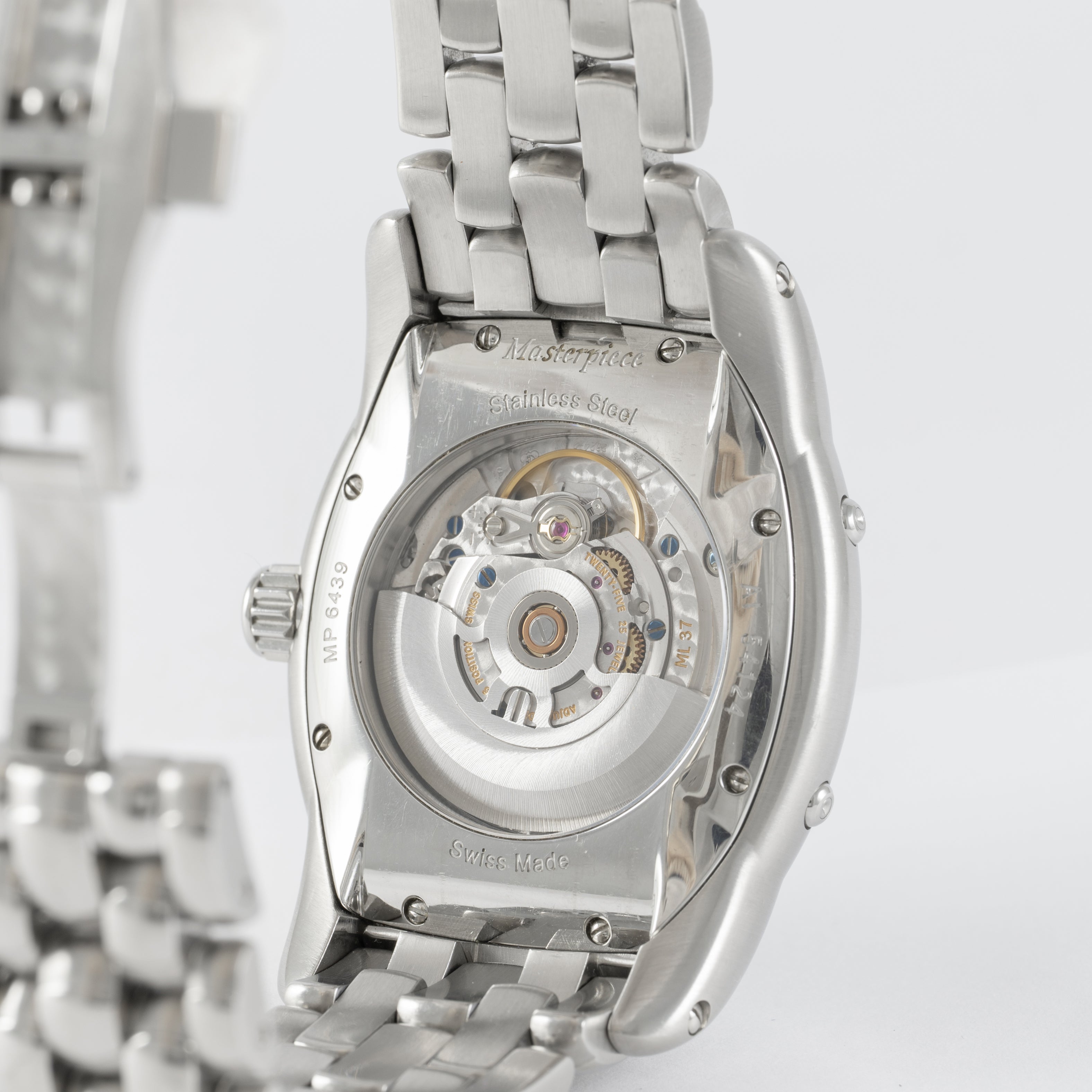 Maurice Lacroix Masterpiece Phase De Lune Black Dial Ref: MP6439