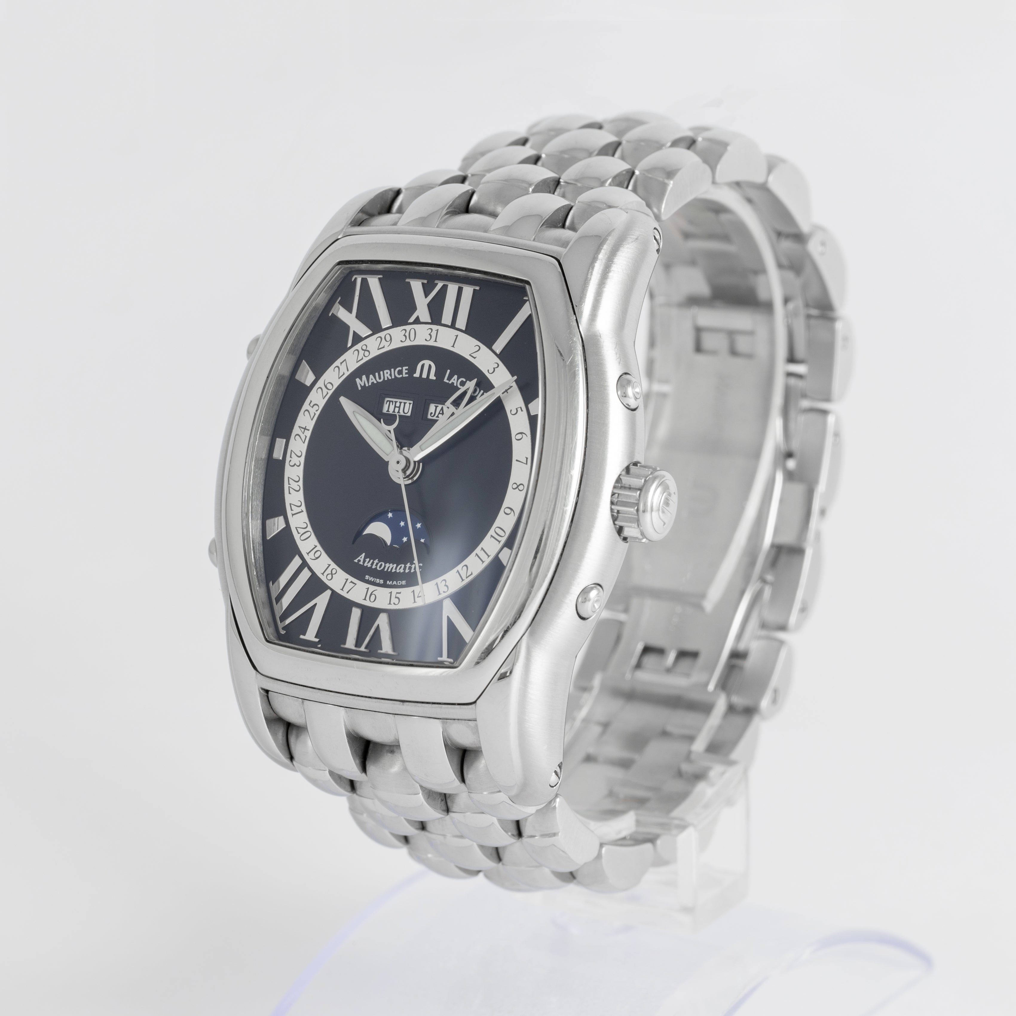 Maurice Lacroix Masterpiece Phase De Lune Black Dial Ref: MP6439