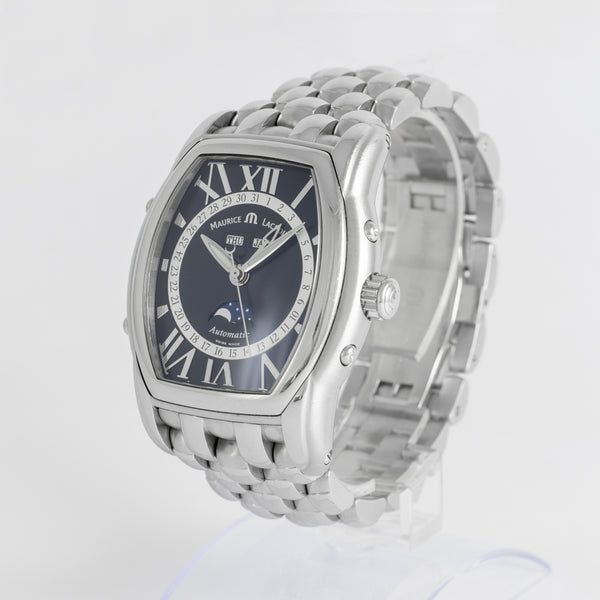 Maurice Lacroix Masterpiece Phase De Lune Black Dial Ref: MP6439