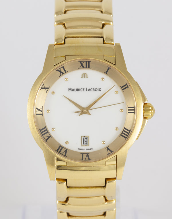 Maurice Lacroix Miros Yellow Gold 18k Ref: 69842-7101