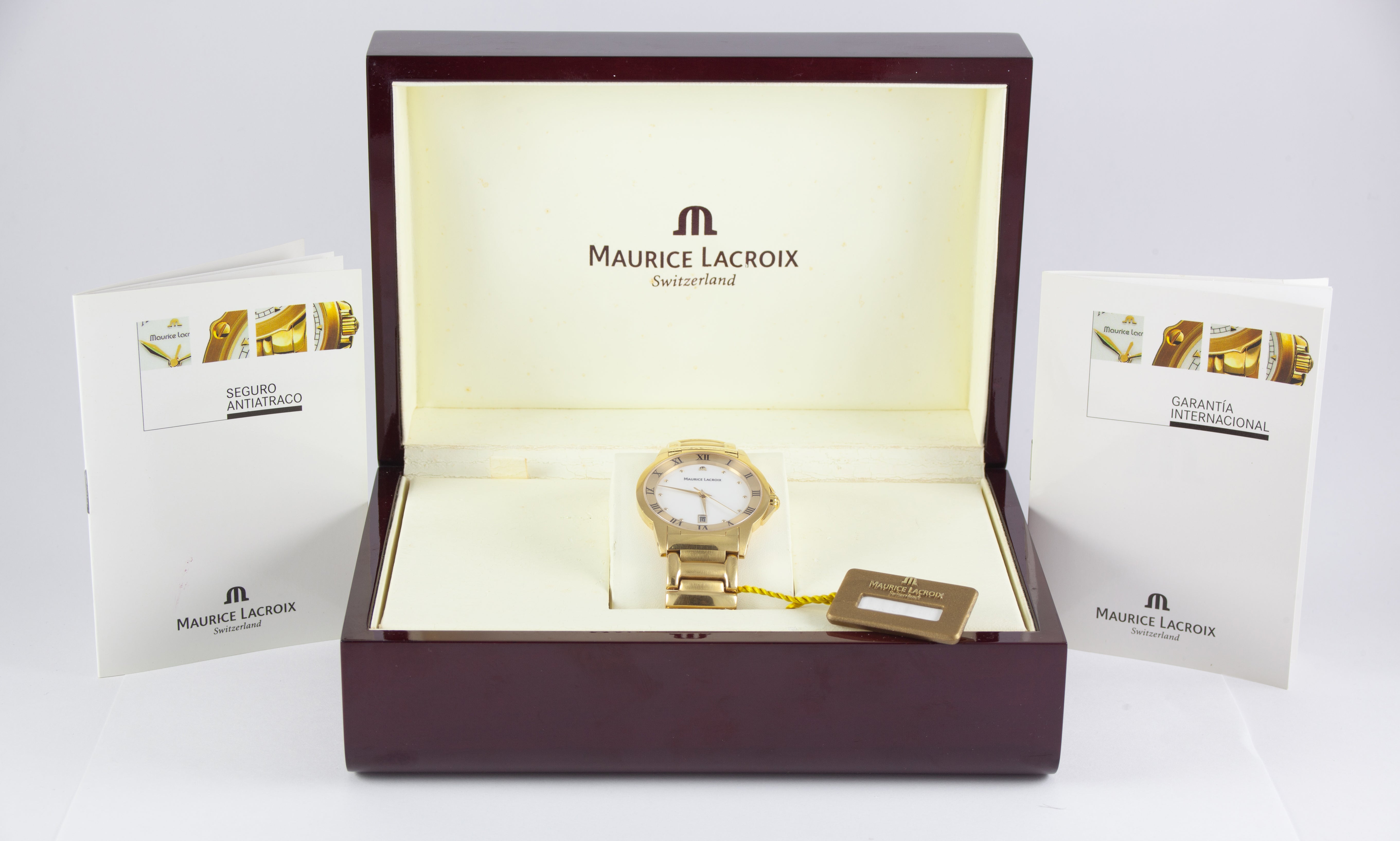 Maurice Lacroix Miros Yellow Gold 18k Ref: 69842-7101