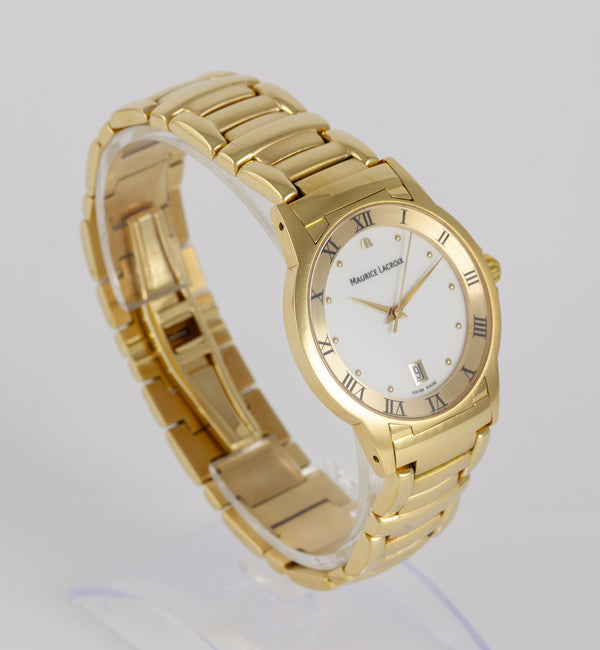 Maurice Lacroix Miros Yellow Gold 18k Ref: 69842-7101