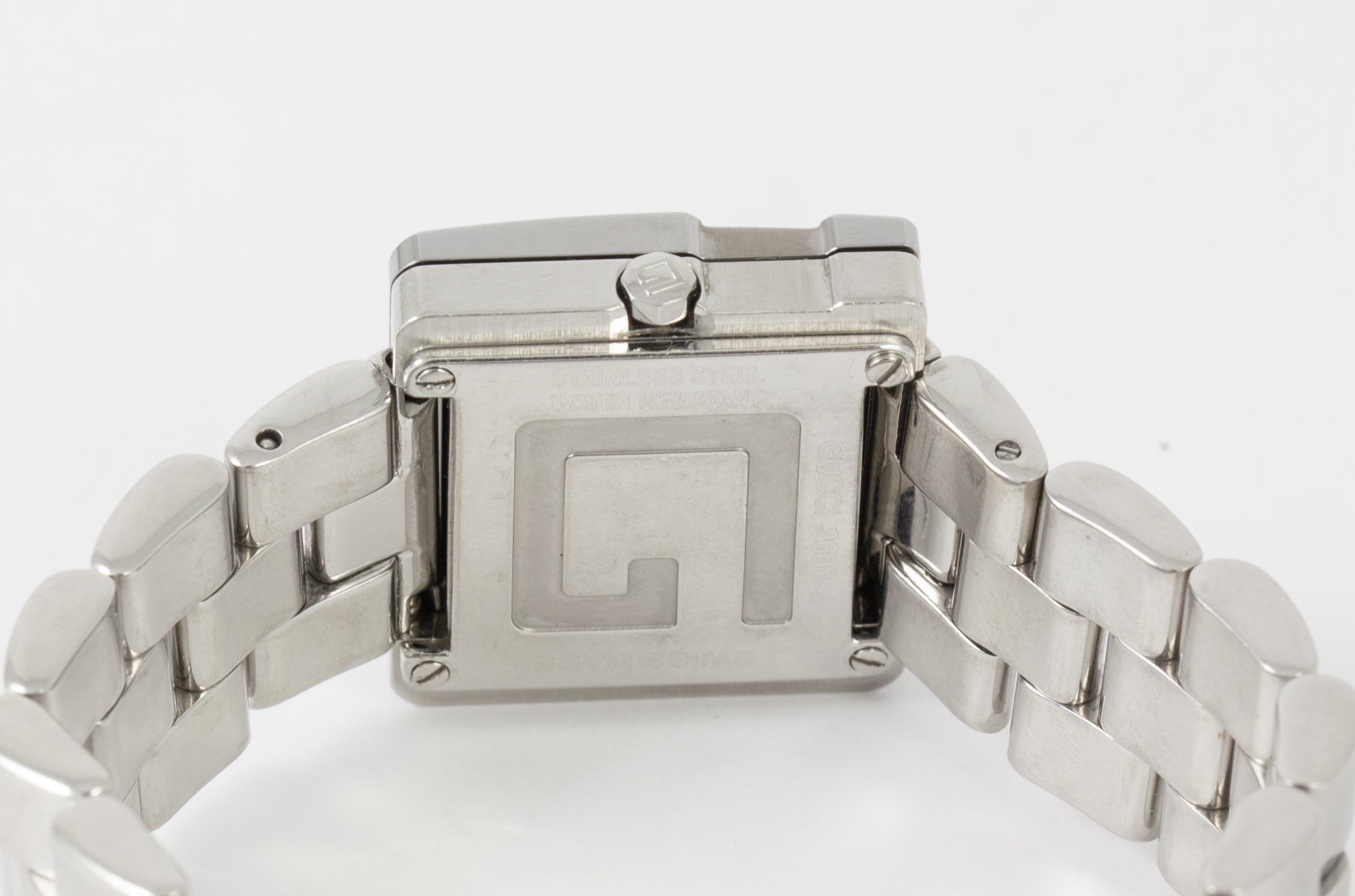 Gucci G Logo Square Face Steel Ref: 3600J