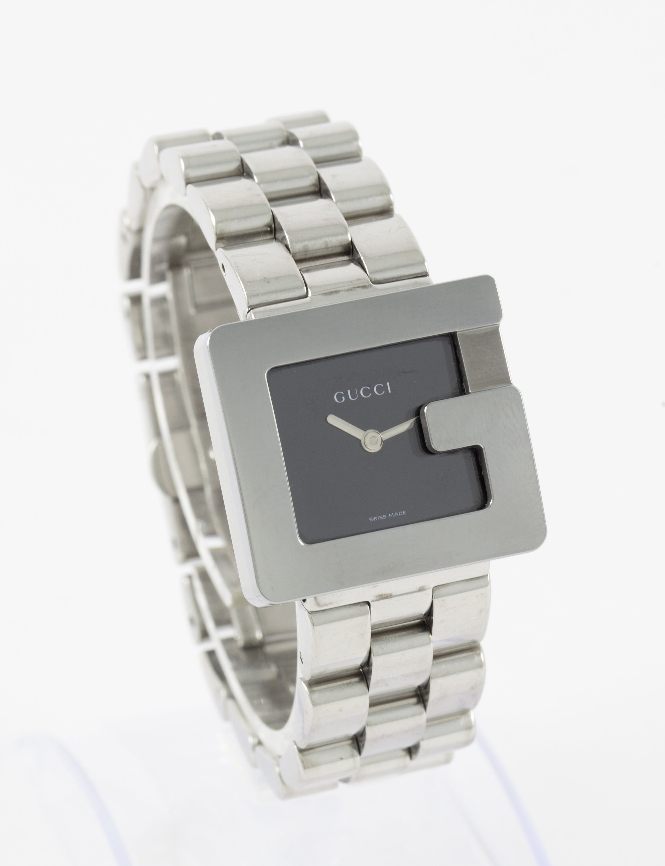 Gucci G Logo Square Face Steel Ref: 3600J