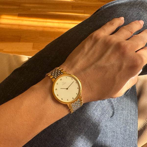 Omega De Ville Quartz Two Tone Ref: 395.0875.2