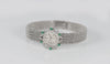 Omega De Ville White Gold 18k Diamonds and Emeralds Ref: 511227