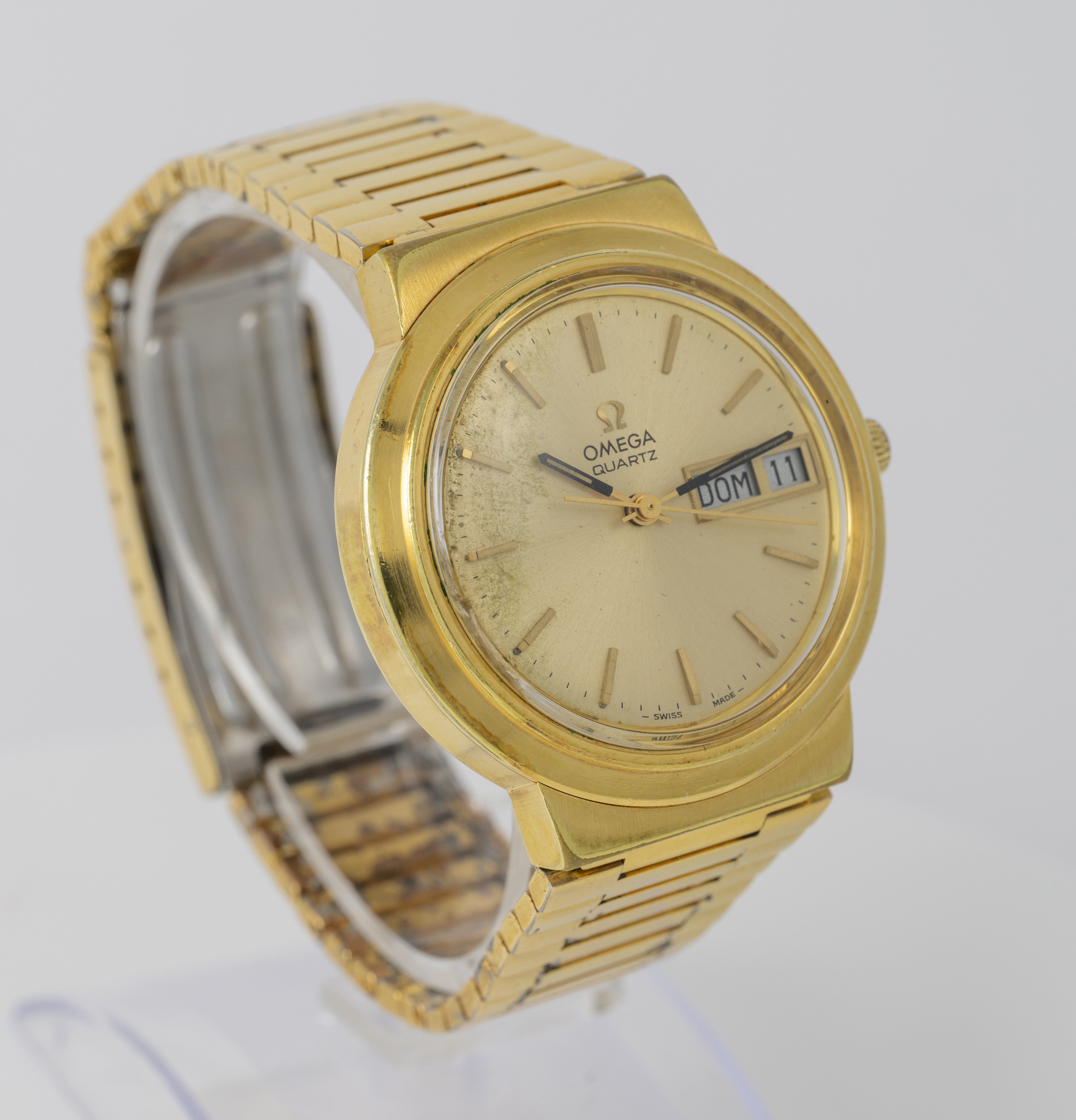 Omega Day Date Quartz Plaque or G 20 Microns Ref: 196.0058 396.0843