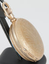 Unknown Pocket Watch Chimes Hour Quarter Minute Golden Metal and Enamel