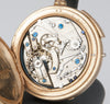 Unknown Pocket Watch Chimes Hour Quarter Minute Golden Metal and Enamel