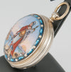 J. Carswell Pocket Watch Silver Case Enamel Year 1871
