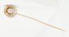 Alfiler de corbata en oro amarillo 18k y brillantes - Mayka Jewels