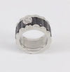 Anillo Chopard de acero y brillante - Mayka Jewels