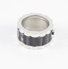 Anillo Chopard de acero y brillante - Mayka Jewels
