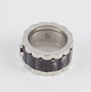 Anillo Chopard de acero y brillante - Mayka Jewels