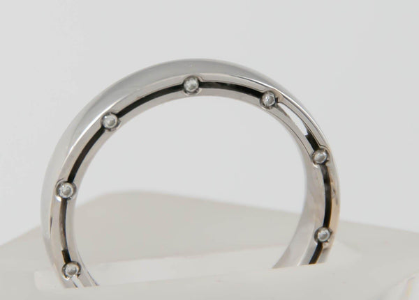 Anillo Damiani en oro blanco 18k con brillantes - Mayka Jewels