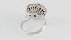 Anillo en oro 18k con perla australiana y brillantes - Mayka Jewels
