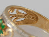 Anillo en oro 18k con zafiros rubíes y esmeraldas - Mayka Jewels