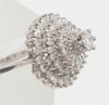 Anillo en oro blanco 18k con brillantes 1.15 quilates - Mayka Jewels