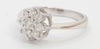 Anillo en oro blanco 18k con brillantes - Mayka Jewels