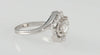 Anillo en oro blanco 18k con brillantes - Mayka Jewels