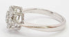 Anillo en oro blanco 18k con brillantes - Mayka Jewels