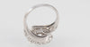 Anillo en oro blanco 18k con brillantes - Mayka Jewels