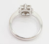 Anillo en oro blanco 18k con brillantes - Mayka Jewels
