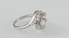 Anillo en oro blanco 18k con brillantes - Mayka Jewels
