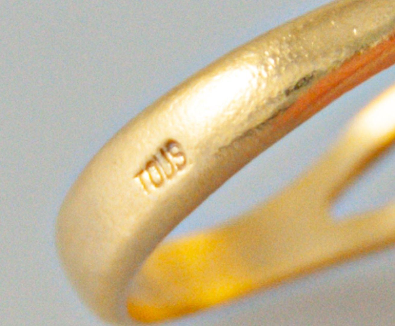 Anillo flor Tous en oro 18k con amatista - Mayka Jewels