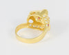Anillo pantera en oro amarillo 18k - Mayka Jewels